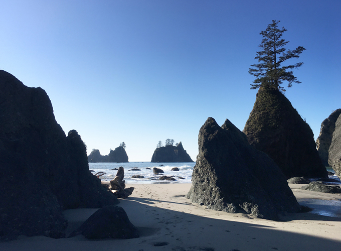 Sea stacks at Point of Arches