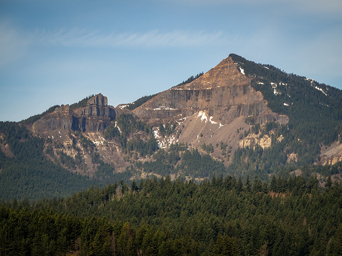Table Mountain, source of the Bonneville Landslide.